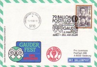79. Ballonpost Salzburg 1.5.88 D-ERGEE V Österreich Brief